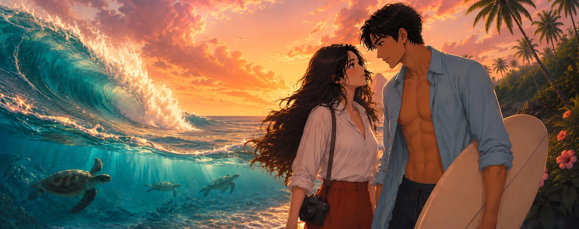 Beach Sunset Romance