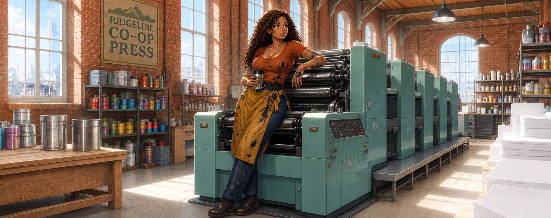 Print Shop After Close