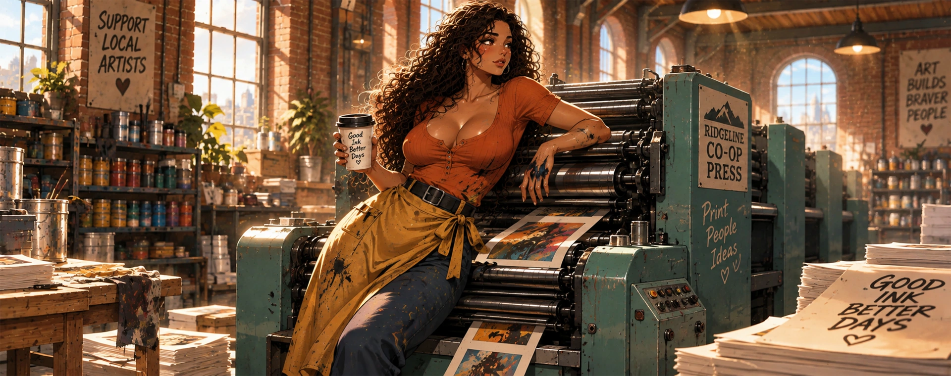 Print Shop After Close
